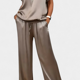 Blasa Conjunto de Primavera de Dos Piezas con Estilo Sofisticado