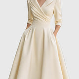 Dona Vestido Midi de Edición Limitada para Mujeres