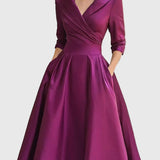 Dona Vestido Midi de Edición Limitada para Mujeres