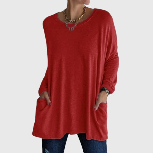 Aluna - Top de Manga Larga Relajado