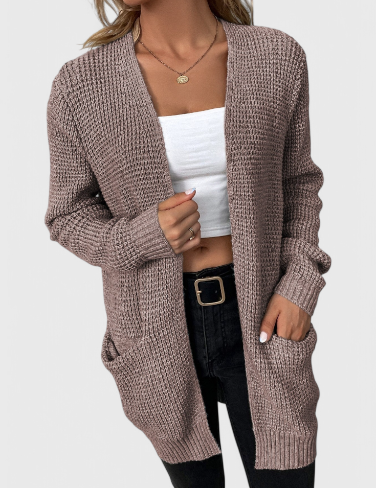 Anneliese Cárdigan de Mezcla de Cachemira Premium