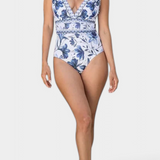 Ahria Conjunto de Traje de Baño de Una Pieza Floral