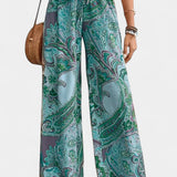 Vitoria Pantalones de Verano de Pierna Ancha