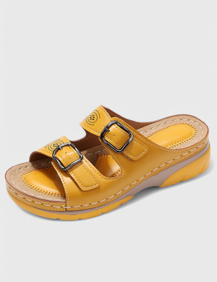 Tamsin Sandalias de Cuero Ortopédicas