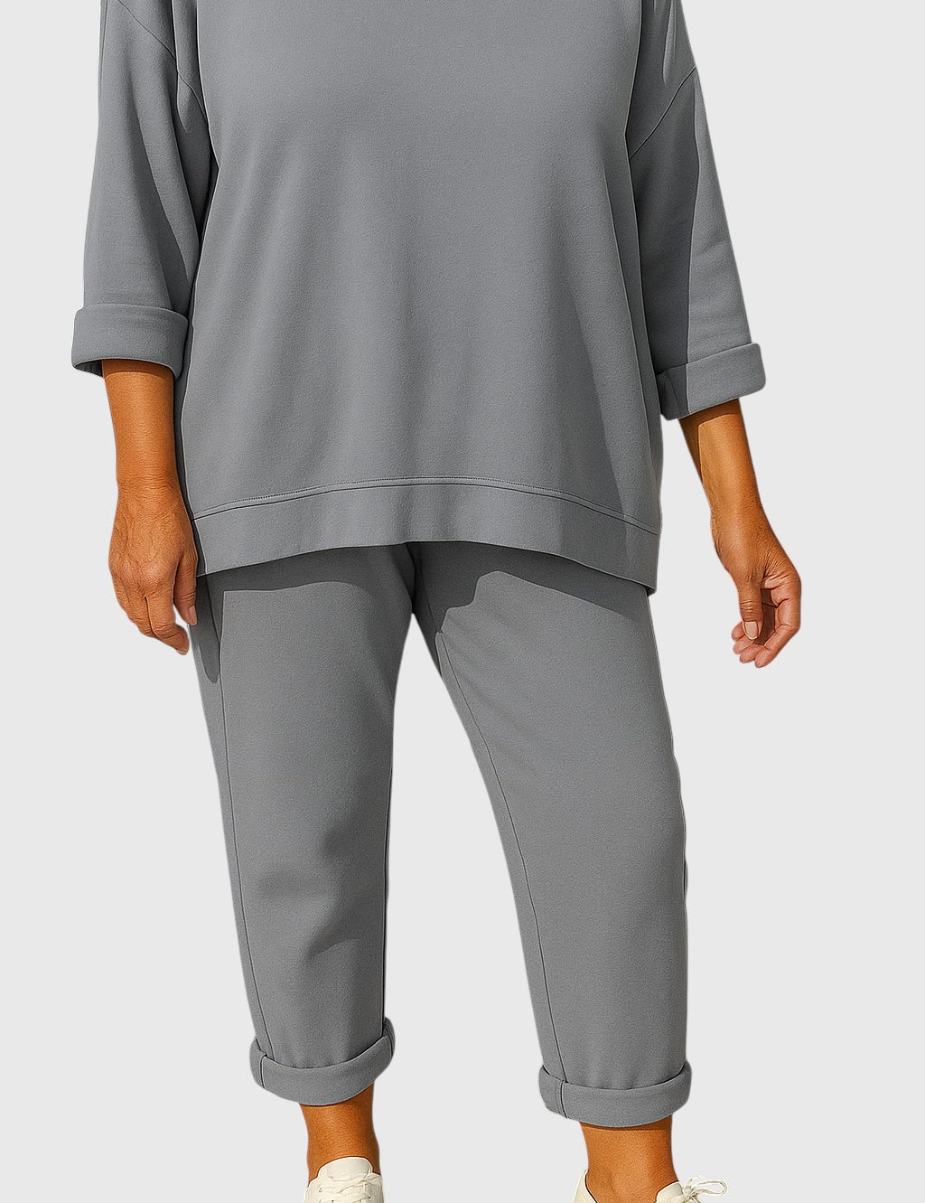 Frida Conjunto de Ropa de Casa con Top de Suéter y Pantalones Cortos