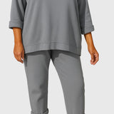 Frida Conjunto de Ropa de Casa con Top de Suéter y Pantalones Cortos