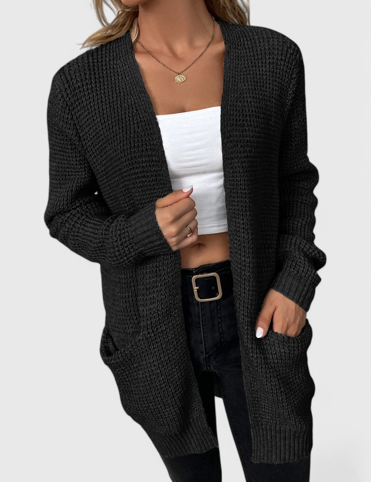 Anneliese Cárdigan de Mezcla de Cachemira Premium