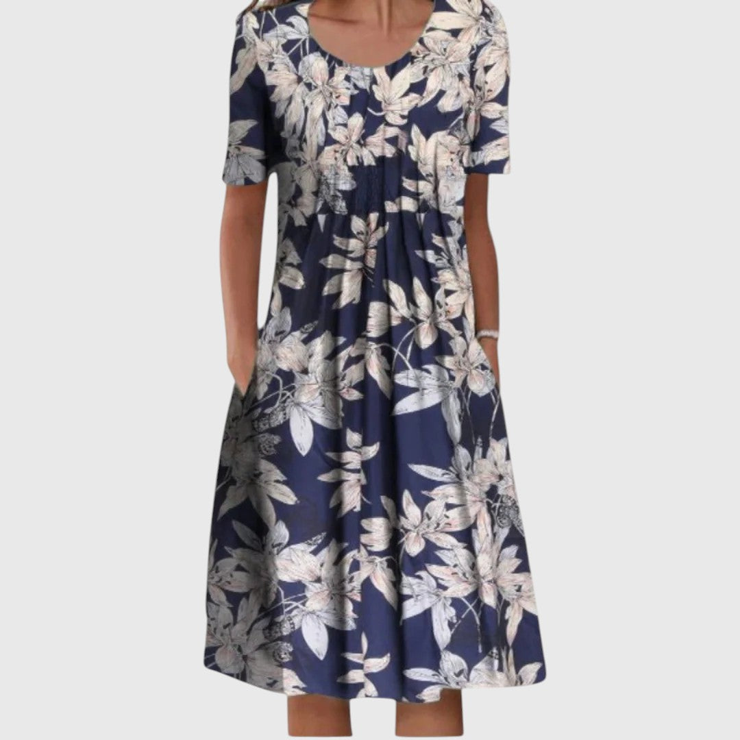 Sofia | Vestido Floral Elegante y Casual con Bolsillos