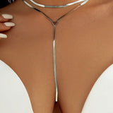 Collar Choker de Cadena Metálica