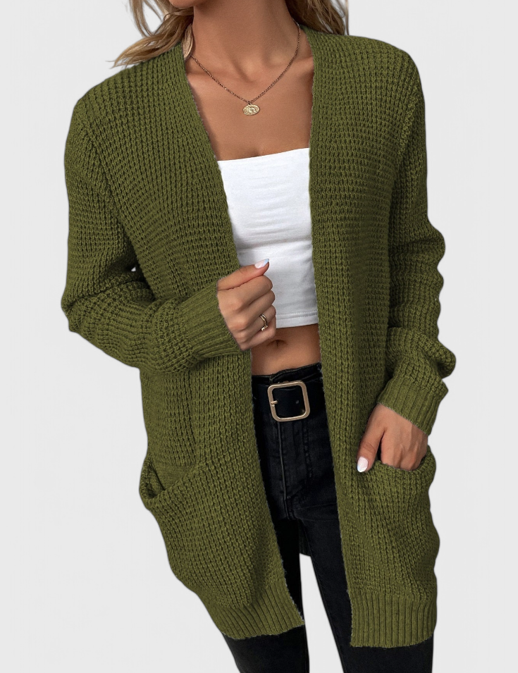 Anneliese Cárdigan de Mezcla de Cachemira Premium