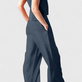 Yvanne Conjunto Vintage Sin Mangas de Verano