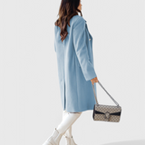 Yara Abrigo de Lana Classic con Silueta Estructurada