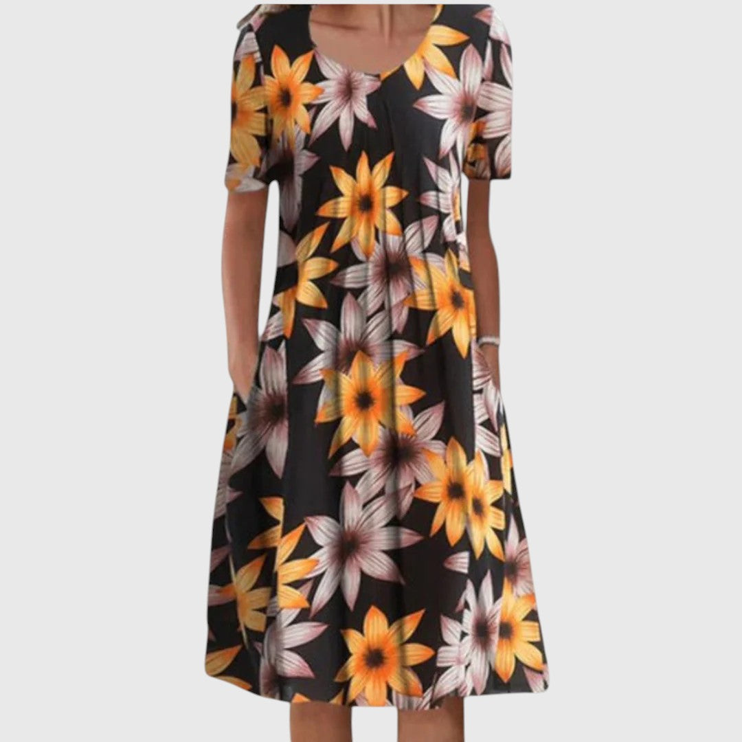 Sofia | Vestido Floral Elegante y Casual con Bolsillos