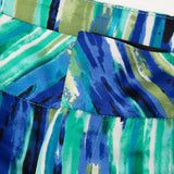 Inna Pantalones Rectos de Cintura Alta con Estampado de Mármol