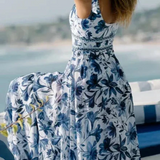 Ahria Conjunto de Traje de Baño de Una Pieza Floral