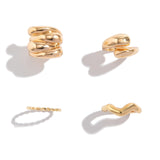 Juego de Anillos de Metal de 4 Piezas