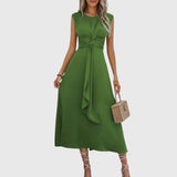 Teresa - Elegante Vestido Maxi Sin Mangas con Cuello Redondo