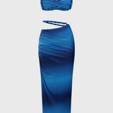 Estela Conjunto de Falda Sin Espalda