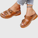 Tamsin Sandalias de Cuero Ortopédicas