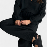 Aya Conjunto de Dos Piezas de Algodón con Escote en V