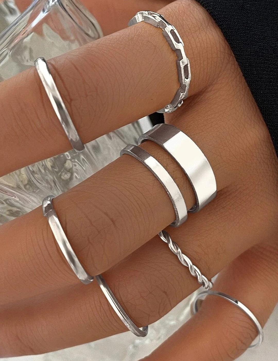 Conjunto de 7 Anillos