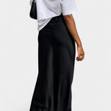 Fable Falda Maxi Utility de Diseño Liso y Estilo Pulido