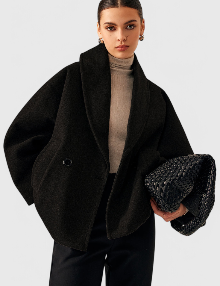 Helena Abrigo de Tweed Oversized