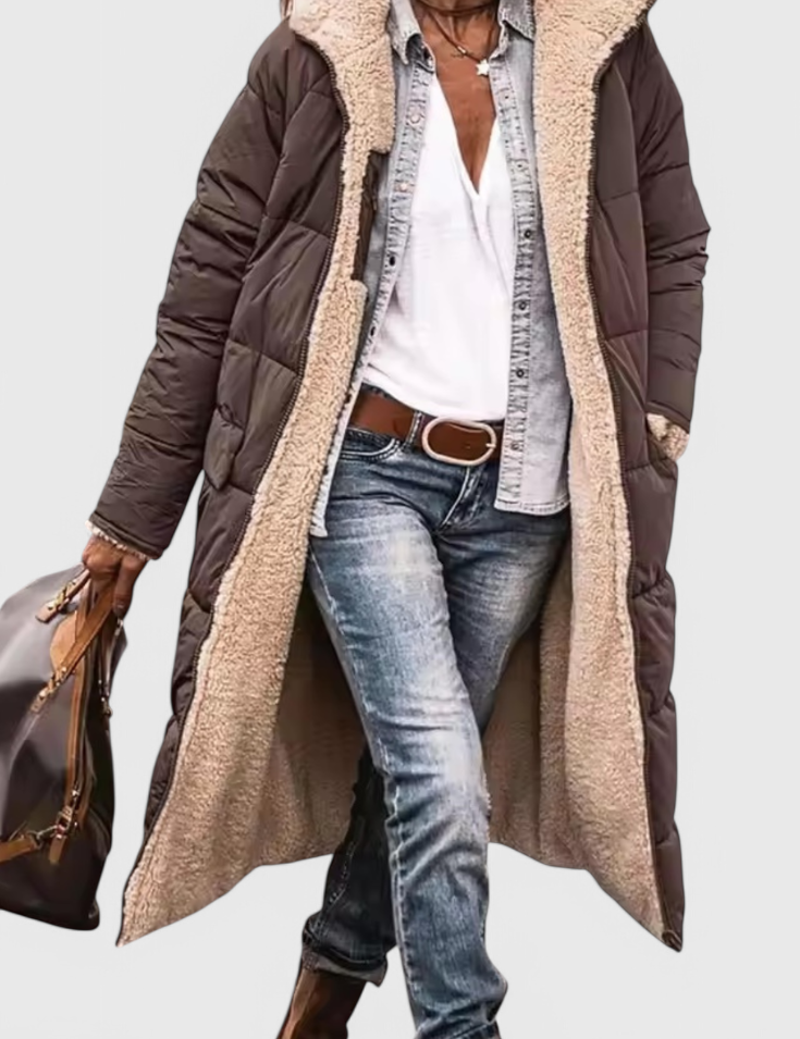 Diaria Parka Mackenzie Suave y Acolchada para Comodidad