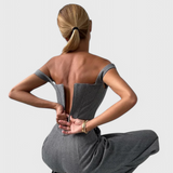 Evena Traje de 3 Piezas con Corsé Estructurado