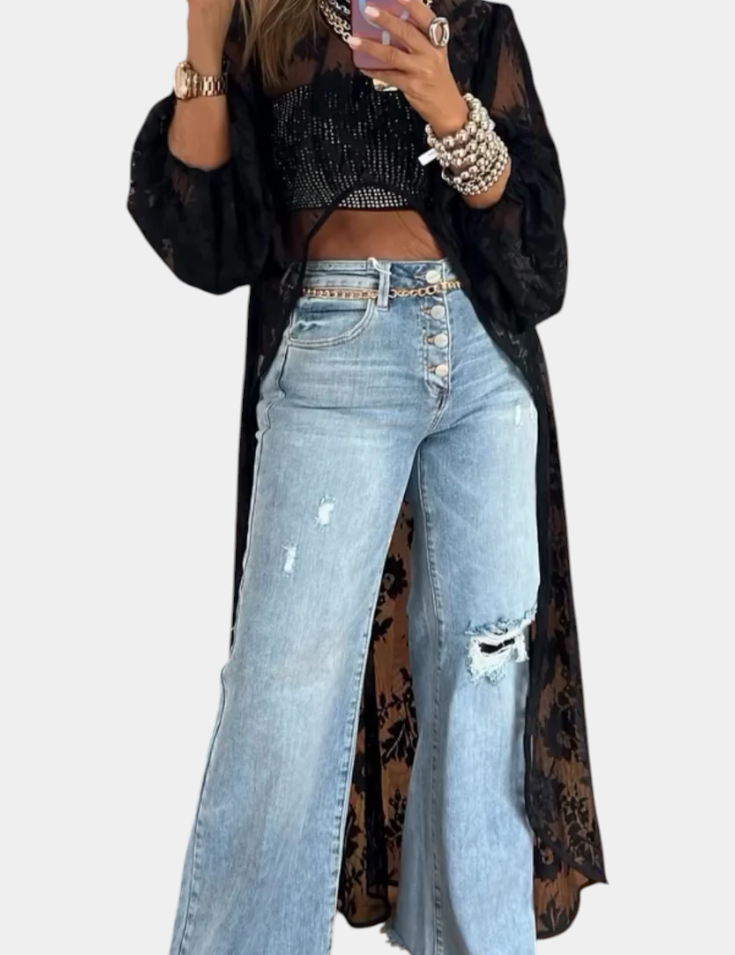 Top Maxi de Encaje Nyxelle