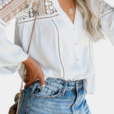 Blusa de Encaje Sunwoven