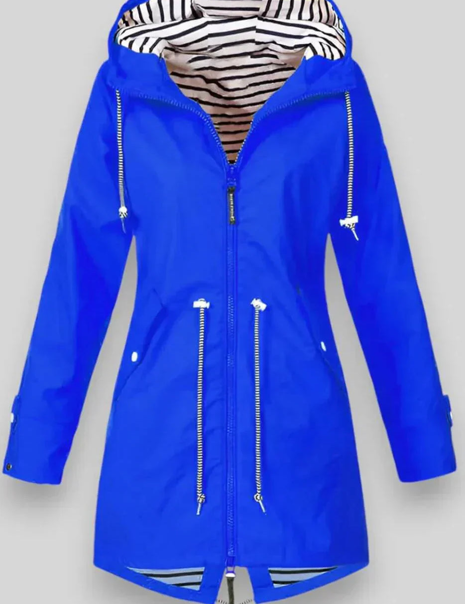 Chaqueta de Lluvia Impermeable Aria Estilosa para Uso Diario