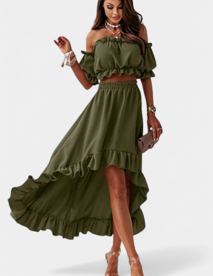 Katja Conjunto de Dos Piezas Off-Shoulder