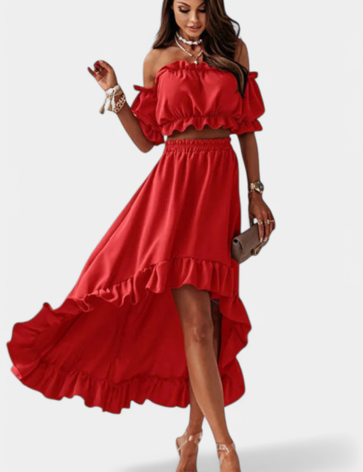 Katja Conjunto de Dos Piezas Off-Shoulder