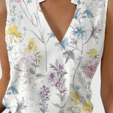 Yariela Top Suave de Verano con Escote en V