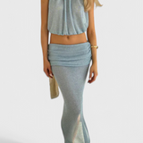 Zhenya Conjunto Halter de Dos Piezas