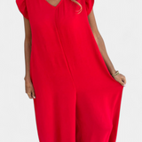 Isela Mono de Cuello en V con Estampado de Leopardo