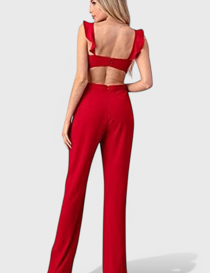 Chantal Mono con Corte y Volantes