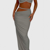 Estela Conjunto de Falda Sin Espalda