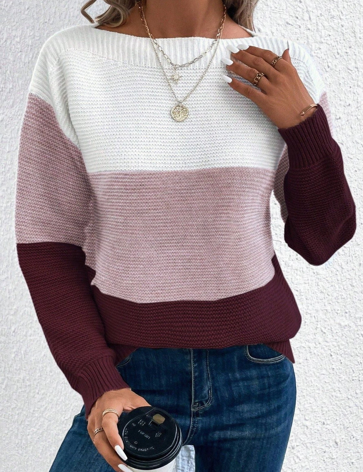 Soria Jersey de Mezcla de Lana con Toque Suave