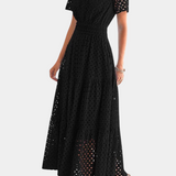 Imani Vestido Maxi de Encaje Bordado