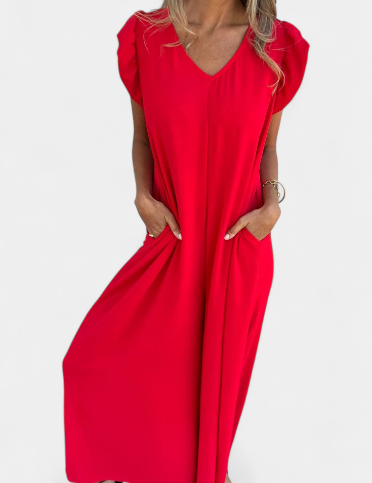 Isela Mono de Cuello en V con Estampado de Leopardo