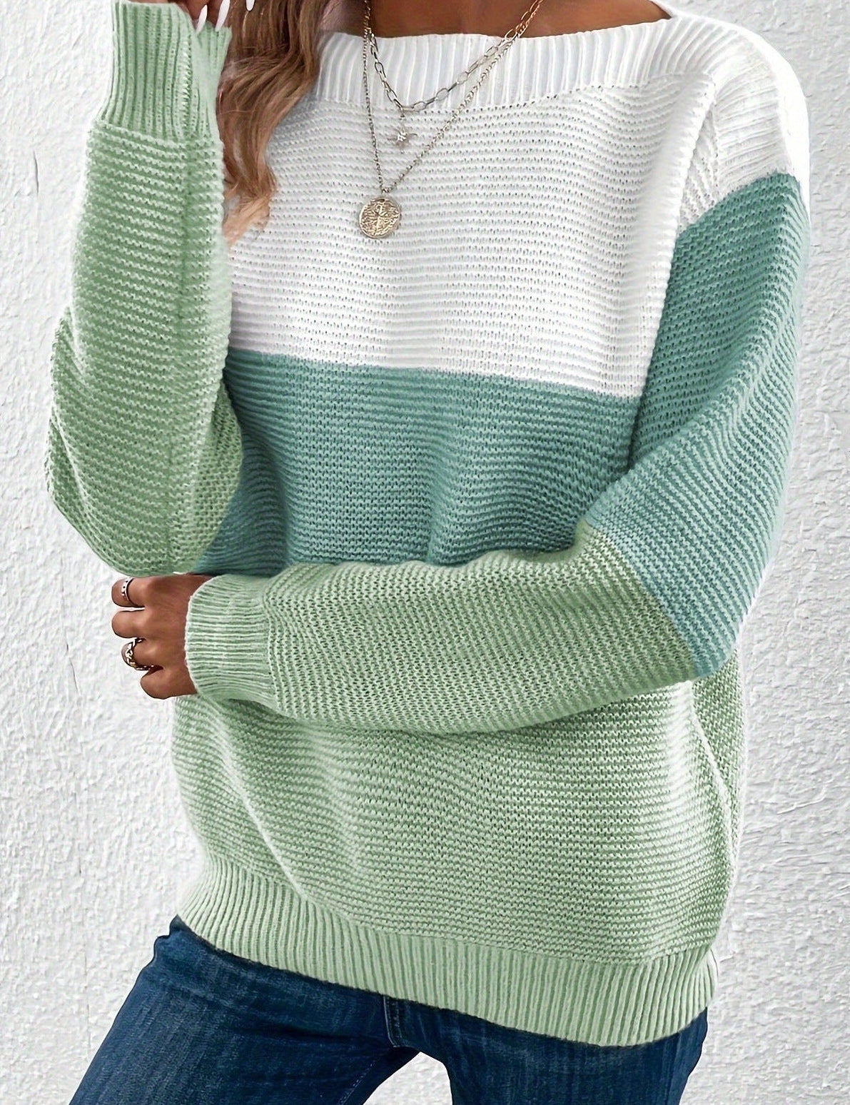 Soria Jersey de Mezcla de Lana con Toque Suave