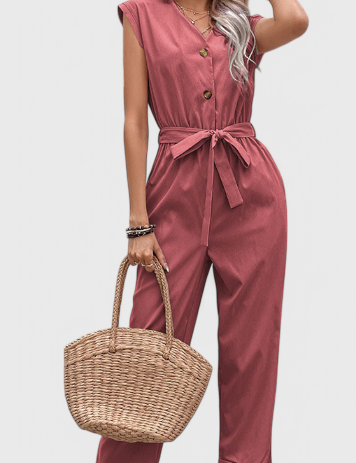 Marie Mono Sin Mangas con Botones