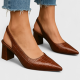Ava Slingback de Tacón Elegante con Punta Fina