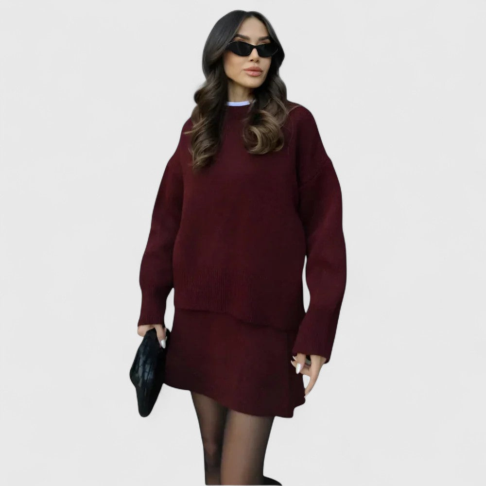 Magda Conjunto de punto acogedor