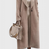 Chloe Abrigo Estructurado Elegante de Largo Completo