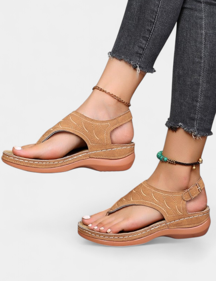 Cristina Sandalias Ergonómicas con Plantilla Ortopédica