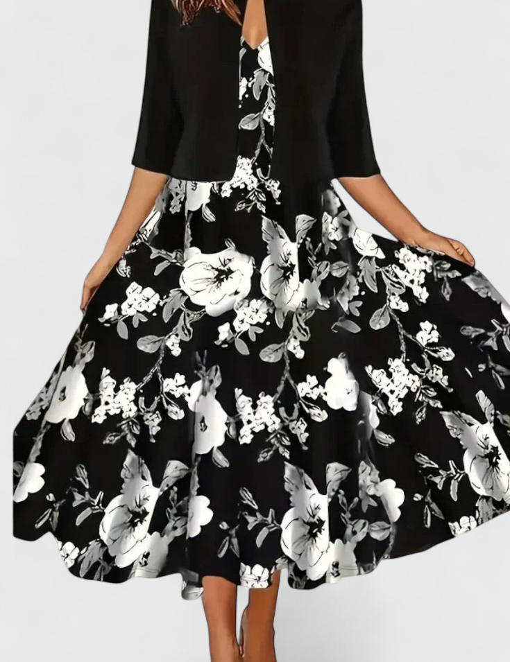 Estrella Conjunto de Vestido Blazer Midi