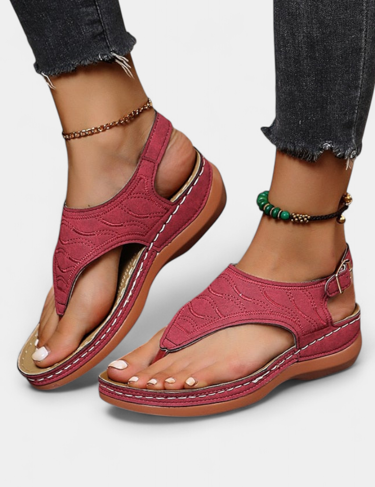 Cristina Sandalias Ergonómicas con Plantilla Ortopédica